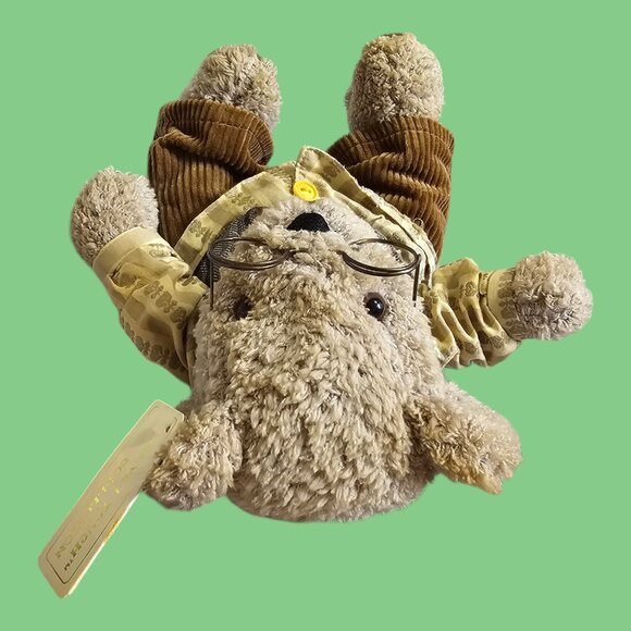 Jerry Elsner Velvet Touch Collection Teddy Bear Plush #1244 Daniel 8" Sitting - Picture 6 of 11